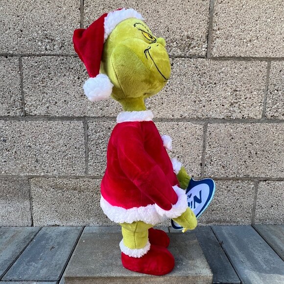 GEMMY Dr. Seuss Grinch Christmas Indoor Holiday Greeter Naughty & Nice Sign ~21" - Picture 7 of 11